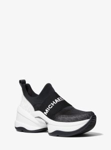 Michael Kors Slip-On-Sneaker Olympia  Schwarz (43S2OLFS8D)