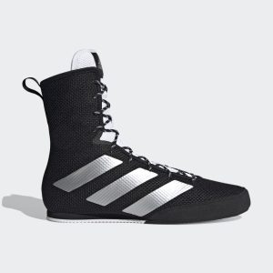 adidas Box Hog 3 Schuh Core Black / Silver Metallic / Cloud White (FX0563)