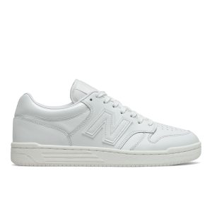New Balance White 480 Sneakers (BB480LWW)