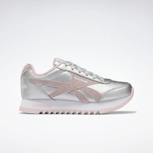Reebok  Royal Classic Jogger 2 Platformschoenen Silver Metallic / Pink Glow / Cloud White (H01027)