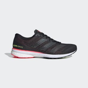 adidas Adizero Adios 5 Laufschuh Core Black / Core Black / Signal Pink / Coral (EG4658)
