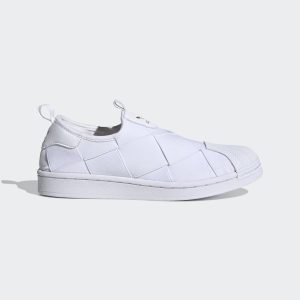 adidas Superstar Slip-On Schuh Cloud White / Cloud White / Gold Metallic (FV3186)