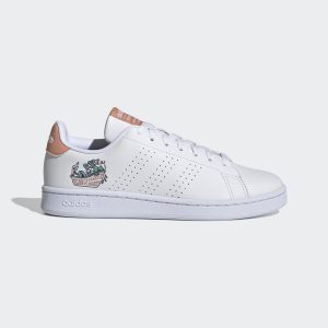 adidas Advantage Schuh Cloud White / Cloud White / Ambient Blush (H00716)