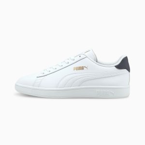 Puma Smash v2 L Gold/Blau/Weiß (365215-35)