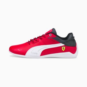 Puma Scuderia Ferrari Drift Cat Delta Motorsportschuhe Rot/Weiß (306864-05)