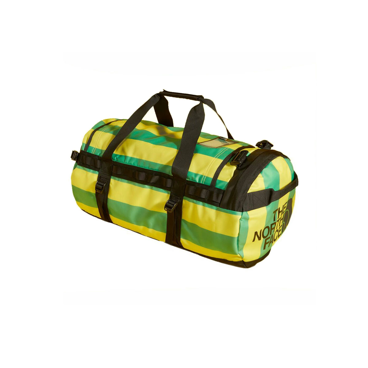 The North Face  x Gucci Camp Base Duffle Bag Green Yellow (703482 FAAHV 8934)