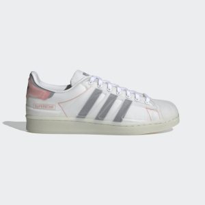 adidas Superstar Futureshell Schuh Cloud White / Core Black / Semi Solar Red (FX5553)