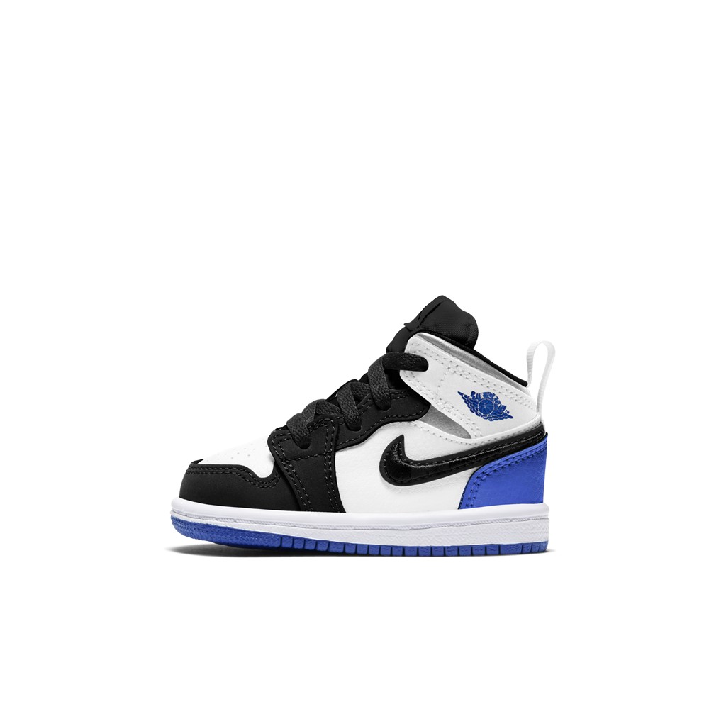 Air Jordan  1 Mid SE White Black Royal (TD) (BQ6933-102)