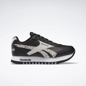 Reebok Royal Classic Jogger 2 Platformschoenen Core Black / Silver Metallic / Cloud White (H01029)
