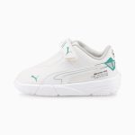 Puma Mercedes F1 Drift Cat Delta Baby Motorsportschuhe Weiß/Grün (306922-03)