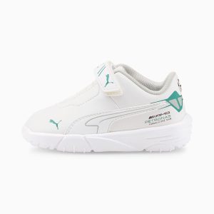 Puma Mercedes F1 Drift Cat Delta Baby Motorsportschuhe Weiß/Grün (306922-03)