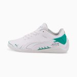 Puma Mercedes F1 Drift Cat Delta Jugend Motorsportschuhe Weiß/Grün (306920-03)