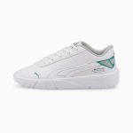 Puma Mercedes F1 Drift Cat Delta V Kinder Motorsportschuhe Weiß/Grün (306921-03)