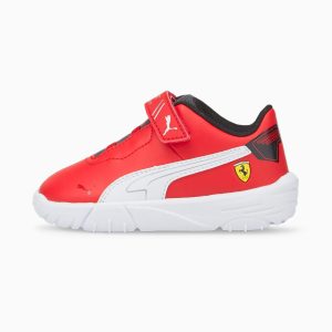 Puma Scuderia Ferrari Drift Cat Delta Baby Motorsportschuhe Rot/Weiß (306898-05)