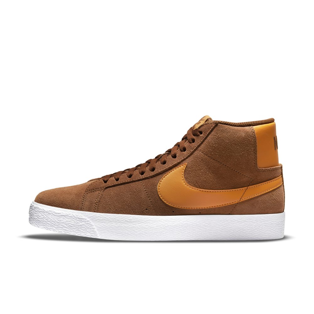 Nike SB Zoom Blazer Mid Skateboardschuh – Braun Braun (864349-203)