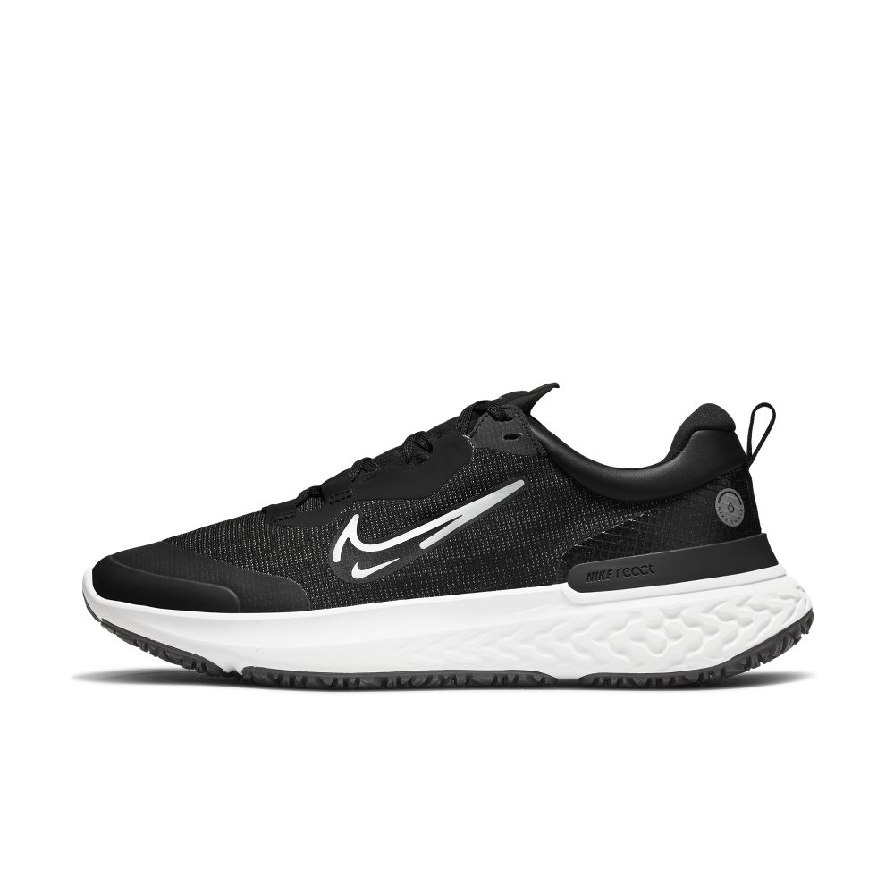 Nike React Miler 2 Shield wetterfester Straßenlaufschuh für Schwarz (DC4064-001)