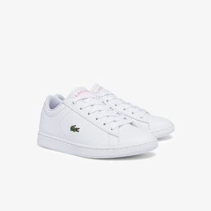 Lacoste Kinder-Sneakers CARNABY EVO Weiss (42SUC0002-1Y9)