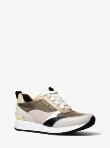 Michael Kors Sneaker Allie Stride  Olivgrün Combo (43S2ALFS1D)