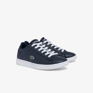 Lacoste Kinder-Sneaker CARNABY Blau (43SUC0004-092)