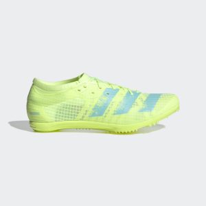 adidas Adizero Ambition Spike-Schuh Hi-Res Yellow / Clear Aqua / Core Black (FY0369)