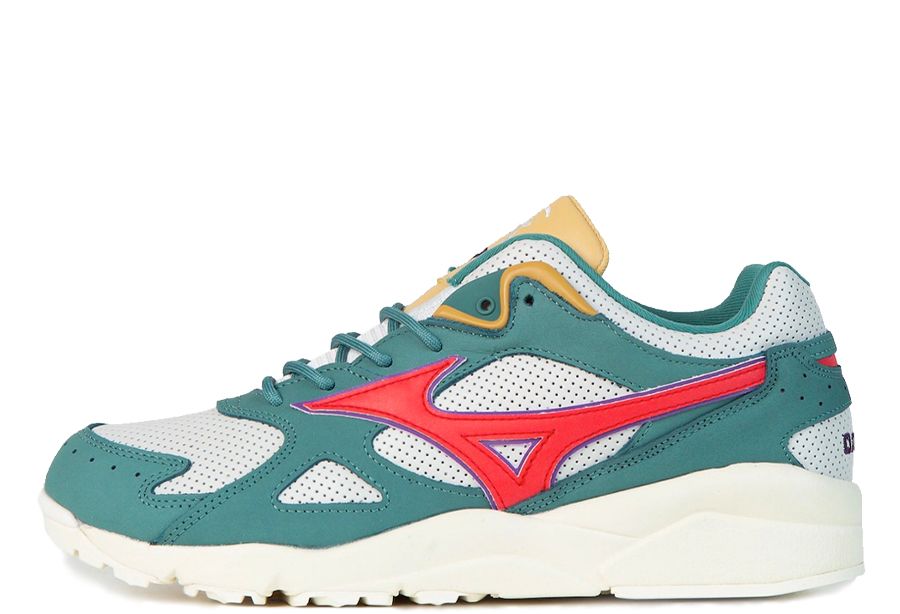 Mizuno  x Patta Sky Medal Ivory Red Green (D1GD211902)