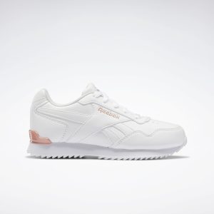 Reebok  Royal Glide Ripple Clip White / White / Blush Metal (FZ1244)