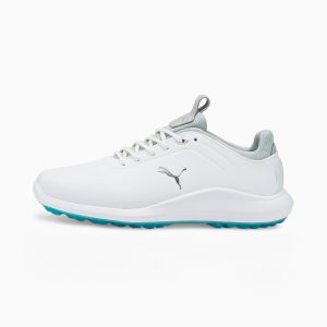 Puma IGNITE Pro Damen Golfschuhe Silber/Blau/Weiß (376583-01)