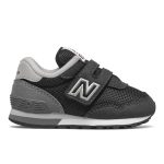 New Balance  Jungen  InfantBoys 515 Classic – Schwarz/Grau, Schwarz/Grau (IV515RB3)