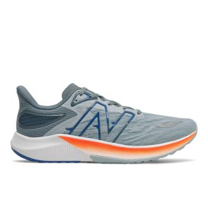 New Balance  Herren FuelCell Propel v3 – Grey/Orange, Grey/Orange (MFCPRLG3)