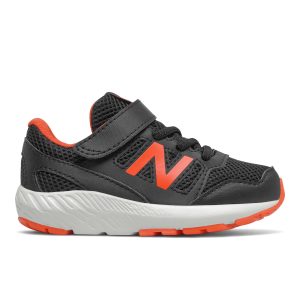 New Balance  Jungen 570 Bungee – Black/Orange, Black/Orange (IT570CRZ)