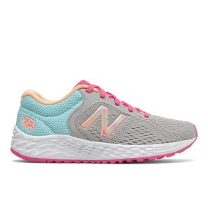 New Balance Damen PreGirls Arishi v2 – Grau/Blau/Pink/Gelb, Grau/Blau/Pink/Gelb (PPARISG2)