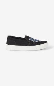Kenzo Black Tiger K-Skate Slip-On Sneakers (FB52SN100F70)