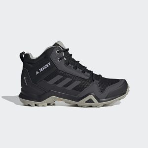 adidas TERREX AX3 Mid GORE-TEX Wanderschuh Core Black / Dgh Solid Grey / Metal Grey (EF3365)