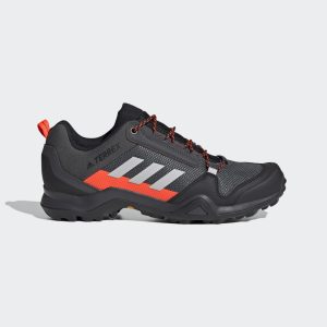 adidas TERREX AX3 Wanderschuh Dgh Solid Grey / Grey One / Solar Red (FX4577)