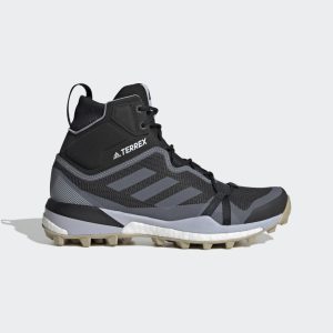 adidas TERREX Skychaser LT Mid GORE-TEX Wanderschuh Core Black / Halo Silver / Halo Blue (FX4679)
