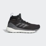 adidas TERREX Free Hiker GORE-TEX Wanderschuh Carbon / Grey Four / Glow Blue (G28464)
