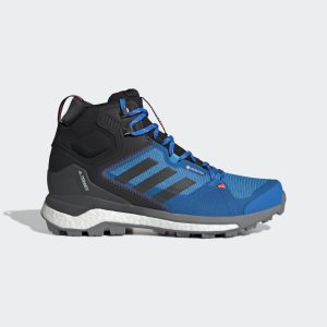 adidas TERREX Skychaser 2 Mid GORE-TEX Wanderschuh Blue Rush / Grey Six / Turbo (GZ0318)