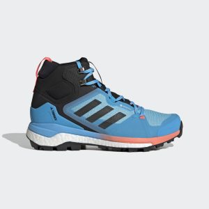 adidas TERREX Skychaser 2 Mid GORE-TEX Wanderschuh Sky Rush / Grey Six / Acid Red (GZ3037)