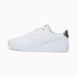 Puma Skye Clean Raw Metallic Damen  Weiß/Silber (383914-01)