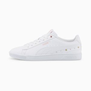 Puma Vikky V3 Damen  Weiß/Rosa (383024-01)