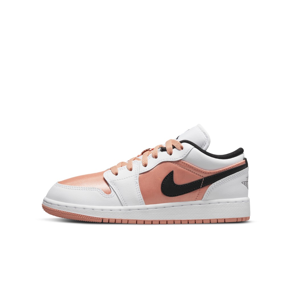 Air Jordan  1 Low White Light Madder Root (GS) (DM8960-801)