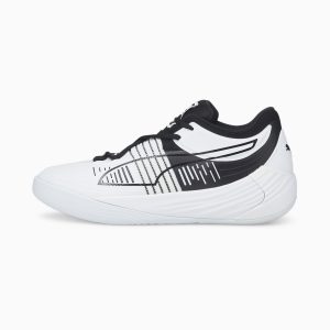 Puma Fusion Nitro Basketballschuhe Weiß/Schwarz (376639-01)
