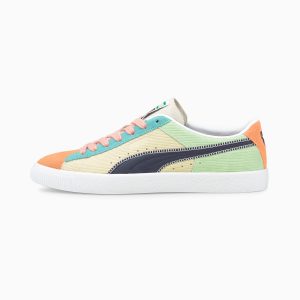 Puma Suede VTG mit Colorblocking Weiß (383780-01)