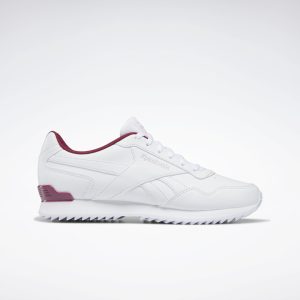 Reebok Royal Glide Ripple Clip Cloud White / Punch Berry / Frost Berry (H05893)