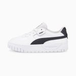 Puma Cali Dream Lth Damen-Sneakers  Weiß/Schwarz (383157-04)