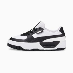 Puma Cali Dream Lth Damen-Sneakers  Schwarz/Weiß (383157-08)