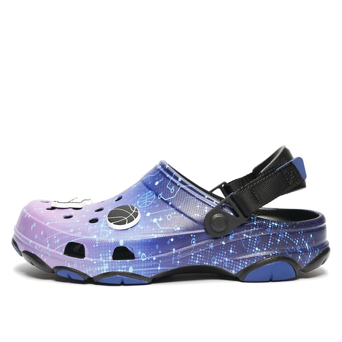 Crocs  x Space Jam Classic All-Terrain Clog Black Purple (207424-90H)