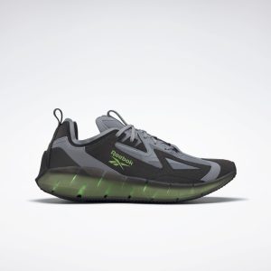 Reebok Zig Kinetica Concept_Type2 Cold Grey 4 / Black / Solar Green (FX0002)