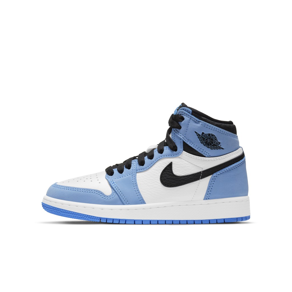 Air Jordan  1 Retro High White University Blue (GS) (575441-134)
