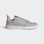 adidas Supercourt Schuh Grey Two / Cloud White / Crew Blue (FX5704)